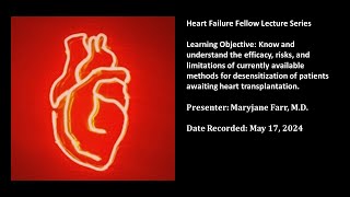 59 Desensitization of sensitized patients awaiting heart transplantation [upl. by Davida]