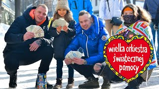 Wrzuciłem 20 000 zł do puszki WOŚP reakcja wolontariuszek [upl. by Calan102]