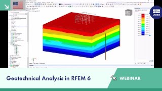 Webinar  Geotechnical Analysis in RFEM 6 [upl. by Elleirol256]