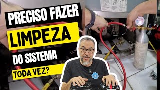 ❄️🔧Limpeza do Sistema Toda Sempre Que Trocar o Compressor Freezer Horizontal Com Tubulação de Cobre [upl. by Belldas]