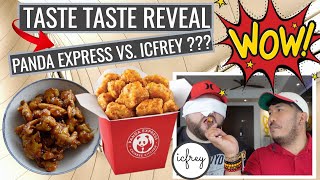 ULTIMATE TASTE TEST REVEAL │PANDA EXPRESS ORANGE CHICKEN VS ICFREYS ORANGE CHICKEN [upl. by Oilenroc]