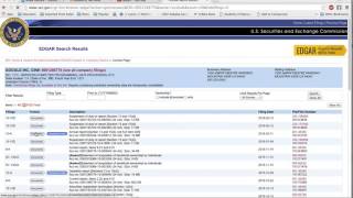 SEC Company Filings Form 10 K [upl. by Eelahc]