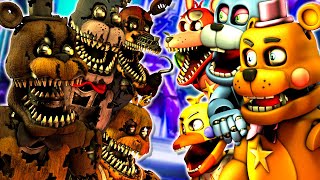 FNaF Nightmare VR vs Rockstar Animatronics [upl. by Orten]