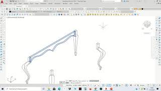 35Ders3D AutoCAD Lükens ayaklı XV Louis Stili yemek masası çizimi [upl. by Drahsir]