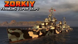 Super destroyer Zorkiy Farming super ships [upl. by Hale330]