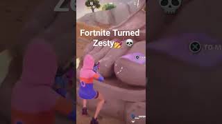 Fortnite Turned Zesty💅💀 fortnite fortniteclips funny viral [upl. by Emmer233]