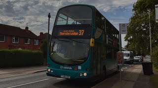 THE LAST ONE Ride on Arriva Midlands VDLDAF DB250 Wright Pulsar Gemini 4761 FJ06 ZSG Route 37 [upl. by Yrrap464]