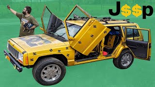 WORLDS GREATEST JEEP  Cherokee XJ quotGold Jeepquot DC  Custom Build Mods [upl. by Une]