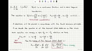 Week 91 Free Electron Theory in Metals [upl. by Sufur768]