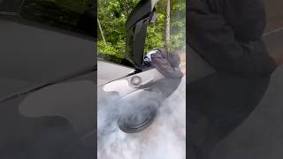 2 HELLCATS SMOKES OUT ATL HIGHWAY🔥💨😱 shorts mustwatch [upl. by Anaj]