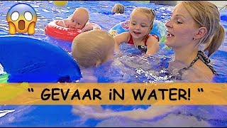 HAAi iN ZWEMBAD 😬🐬  Bellinga Familie Vlog 1023 [upl. by Lorianna]