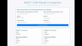 Configure and Train CNN Models with RealTime Tracking – Demo with MNIST Dataset [upl. by Yur740]