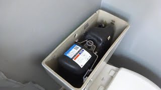 POWER FLUSH TOILET  SLONE FLUSHMATE CARTARGE REPLACED [upl. by Ydnem746]