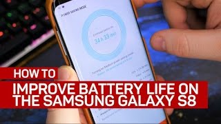 4 ways to improve battery life on the Galaxy S8 CNET How To [upl. by Painter]