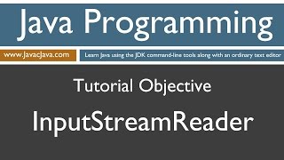 Learn Java Programming  InputStreamReader class Tutorial [upl. by Laurella993]