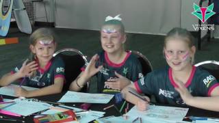 Melbourne Vixens  In The Den Activations [upl. by Godred]