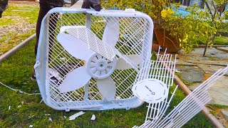 PELONIS Box Fan Destruction [upl. by Maillil]