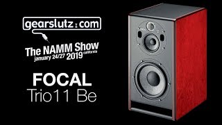 Focal Trio11 Be Studio Monitors  Gearslutz  NAMM 2019 [upl. by Birdella]