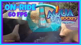 Aqua Rocket Water Coaster Onride 4k POV 60 FPS Raging Waters San Dimas [upl. by Nauqe]