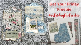 GET YOUR FREEBIE AND LETS CREATE WITH IT  esFridayFunFreebie [upl. by Twila73]