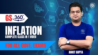 Inflation Types  Causes  Deflation Stagflation I GS 360  COMPLETE CLASS IN 1 VIDEO  ANKIT Sir [upl. by Neira486]