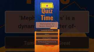 ‘Mephistopheles’ is a dynamic character of quiztime bcs quiz study education [upl. by Laryssa541]