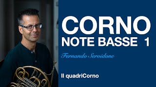 CORNO  Note Basse 1  Lezione 9 [upl. by Nabe623]