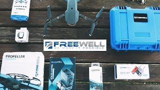 DJI MAVIC PRO Best Accessories FREEWELL gear review 2017 [upl. by Emixam]