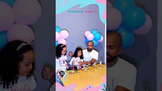 Cute family Gender Reveal 😍❤️💙 genderreveal announcement [upl. by Bubb]