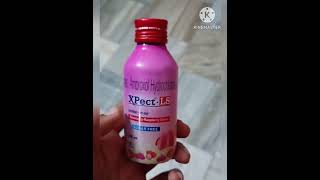 Xpect Ls syrup formula  wet cough syrup uses in Hindi cough syrup medicaleducation sugarfree [upl. by Niai]