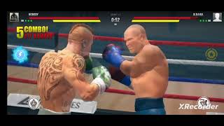 Real Boxing 2 Online Multiplayer Fight quotNOBODYquot vs quotALBAINIAquot cant find his record hes good for now [upl. by Jorrie]