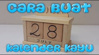 Cara Buat Kalender Kotak Dari Kayu [upl. by Stoughton852]