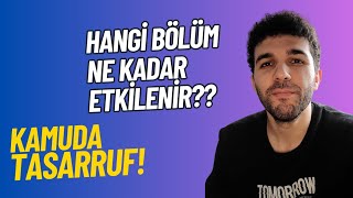 Hangi Bölüm Nasıl Etkilenir KAMUDA TASARRUF TEDBİRLERİ [upl. by Pinebrook]