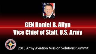 GEN Daniel B Allyn Vice Chief of Staff US Army [upl. by Capon426]