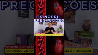 Lisinopril precauções  lisinopril cuidados shorts [upl. by Ingram]