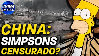 Simpsons censura chinesa Moeda digital China avança controle Tenista Peng Shuai cresce apoio [upl. by Ellehcear563]