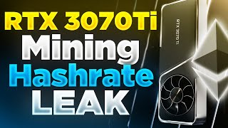 RTX 3070 TI Mining Hashrate Leak [upl. by Hammad]