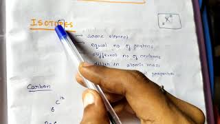 Isotopes Isobars Isotones simple explanation with examples and remembering method in தமிழ் [upl. by Einnahc]