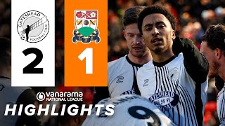 Adoms first Heed goal seals huge W 🫵  Gateshead 21 Barnet  HIGHLIGHTS [upl. by Brunhilda]