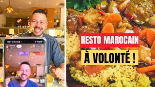 Un RESTO MAROCAIN à VOLONTÉ  Arnaque ou bon plan   VLOG 1432 [upl. by Noirb]