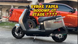 EVBIKE YADEA 8000WP GT STAGE BERAPA [upl. by Grannie]