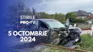 Știrile PRO TV  5 Octombrie 2024 [upl. by Aitnyc]