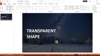 How to make shape transparent in powerpoint  Step By Step Guide [upl. by Manoff580]