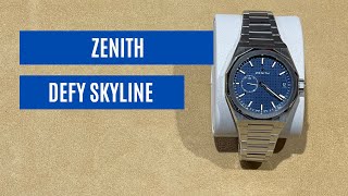 Zenith Defy Skyline Blue  Review  039300362051I001  OlfertampCo [upl. by Onivla]