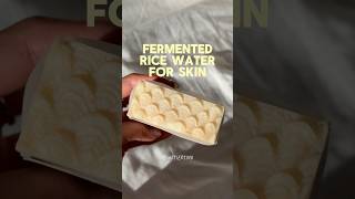 using FERMENTED rice water on my skin😳 fermentedricewater japaneseskincare skincareroutine [upl. by Loggia]