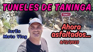 Tuneles de Taninga ahora asfaltados 81223 [upl. by Lilahk]