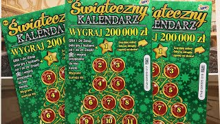 ⭐️ŚWIĄTECZNY KALENDARZ🎄premiera zdrapki lotto [upl. by Orlene]