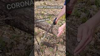 Silky Bigboy 2000 folding saw 142quot blade vs Corona Razortooth 18quot fixed blade from Lowes [upl. by Kelley]