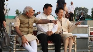 Chinese President Xi Jinping amp First Lady visit Sabarmati Riverfront [upl. by Durst273]