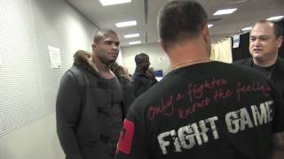 Alistair Overeem Backstage Footage with Scott Coker [upl. by Gnut]